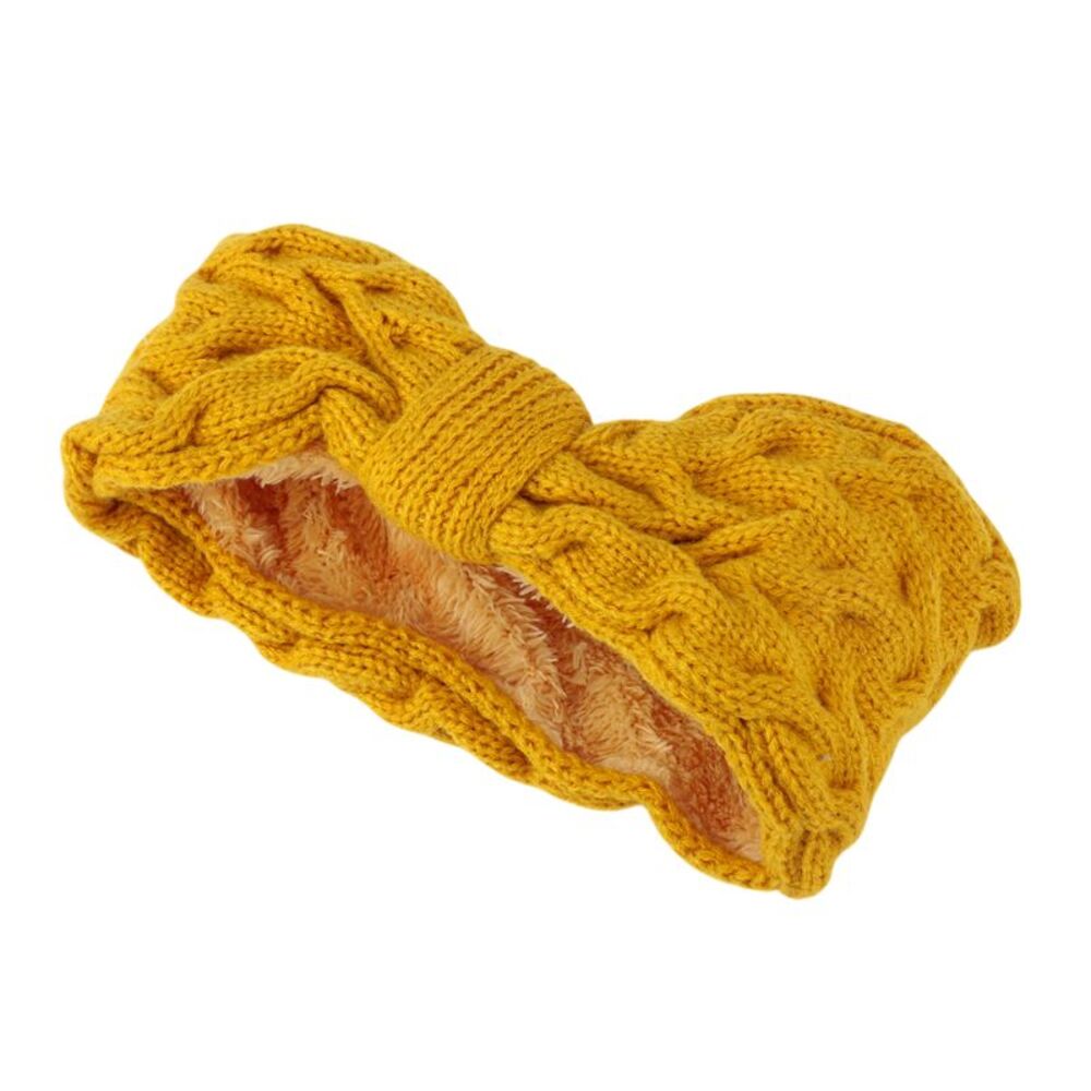 Comfortable Bow Headband Yellow